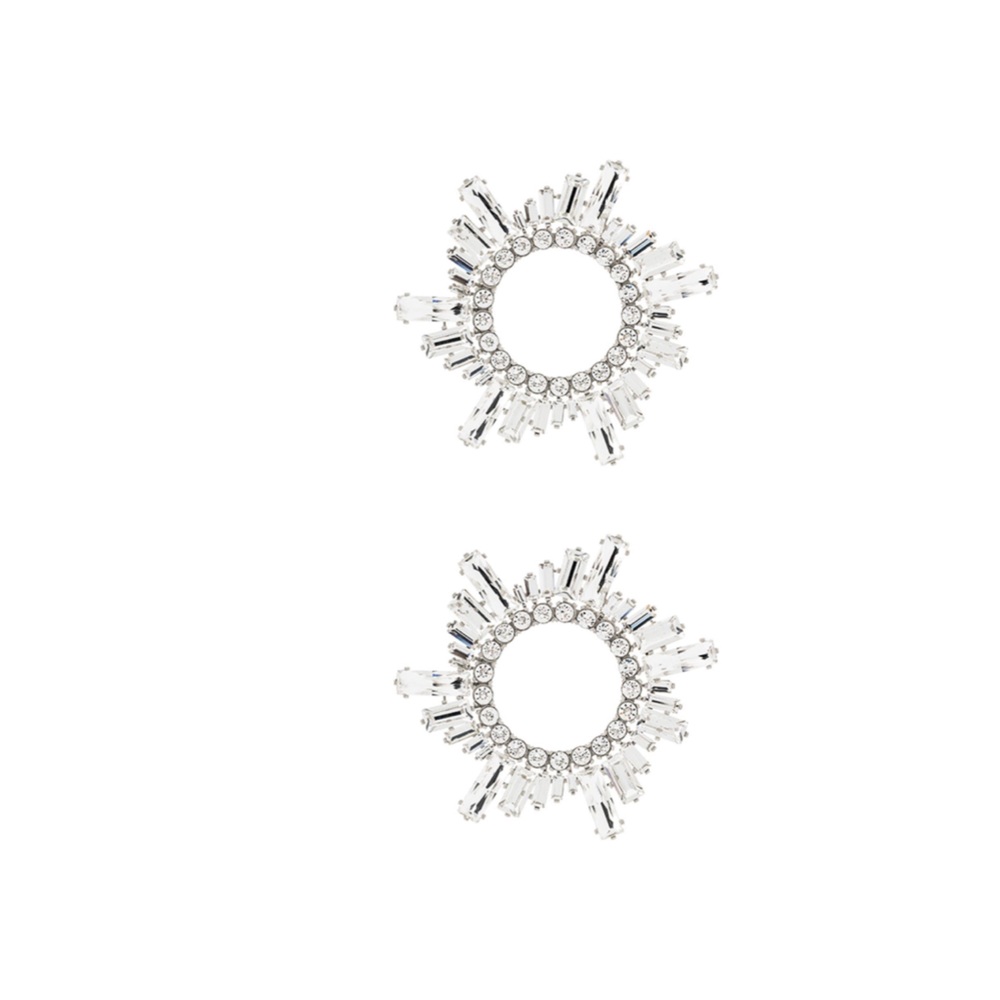 Amina muaddi Begum crystal Earrings